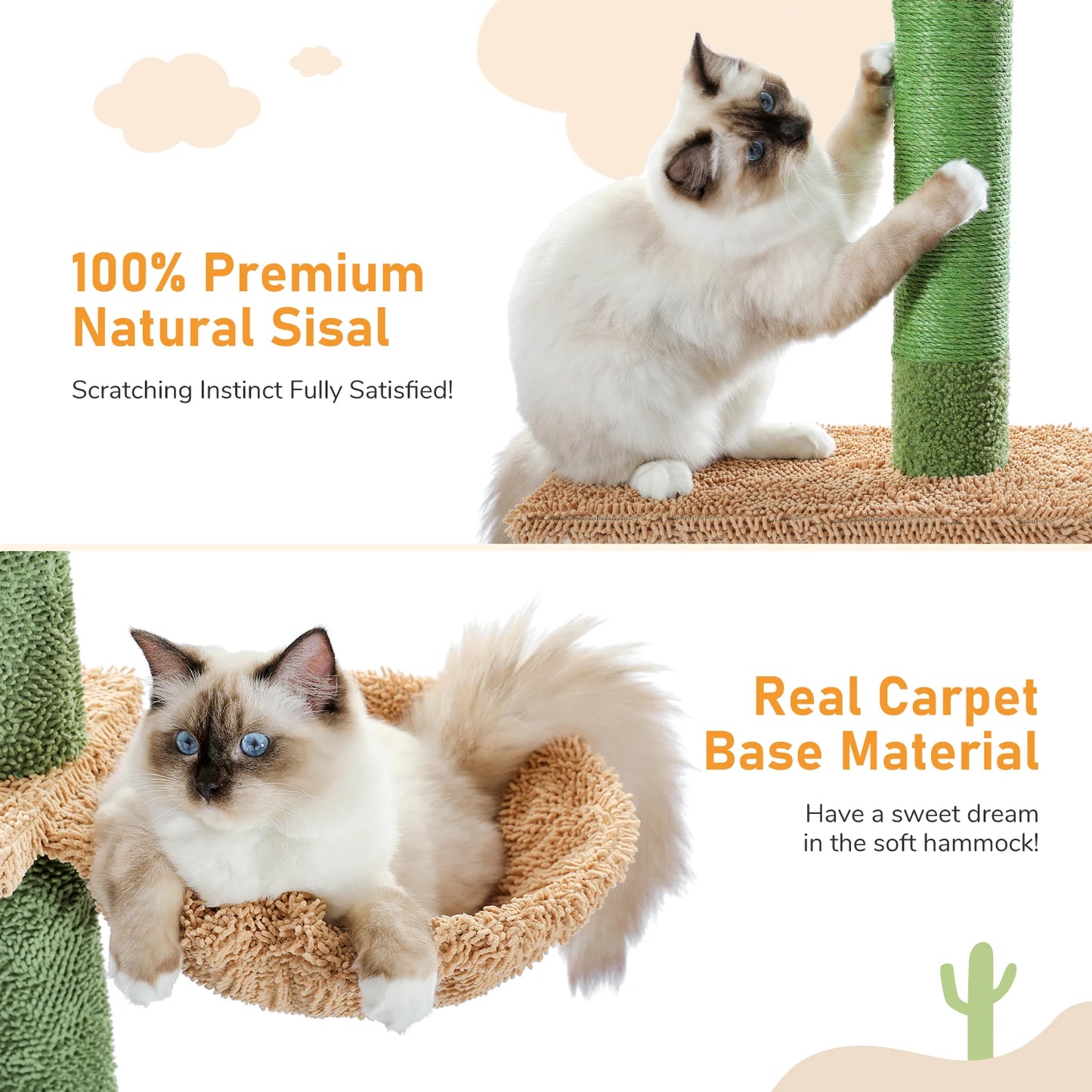 PAWZ Road Cat Tree 5 Tier Floor To Ceiling Tower
