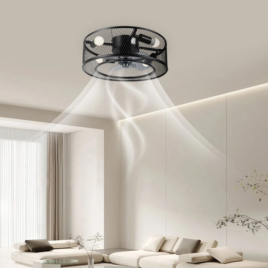 40W Ceiling Fan Light Fixture E27 Socket Bulbs Not Included