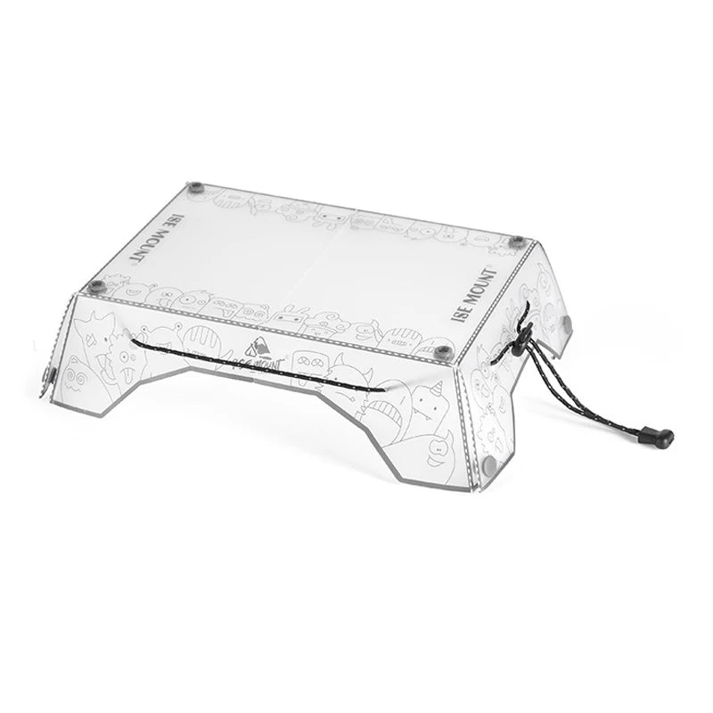 APWIKOGER Ultralight Folding Camping Table With Tray