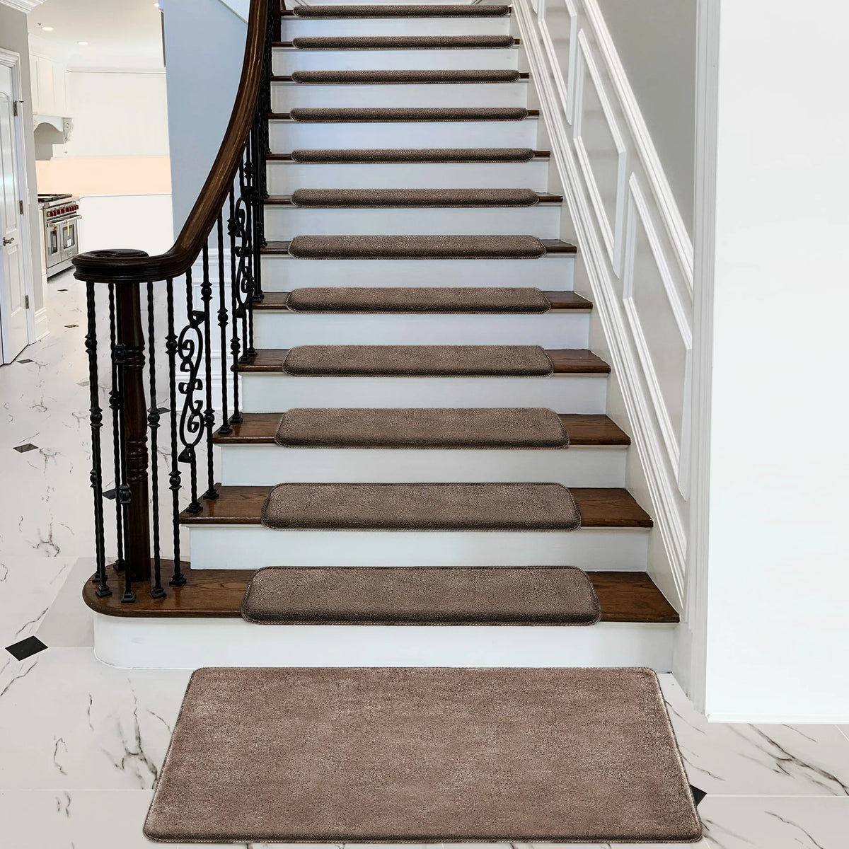 Non-Slip Washable Carpet Stair Treads for Safer Steps