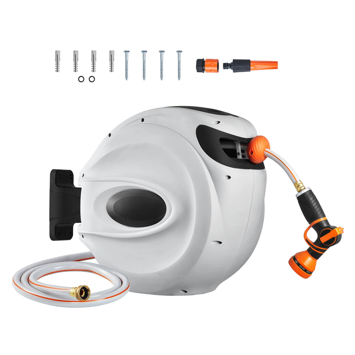 SucceBuy Automatic Retractable Garden Hose Reel