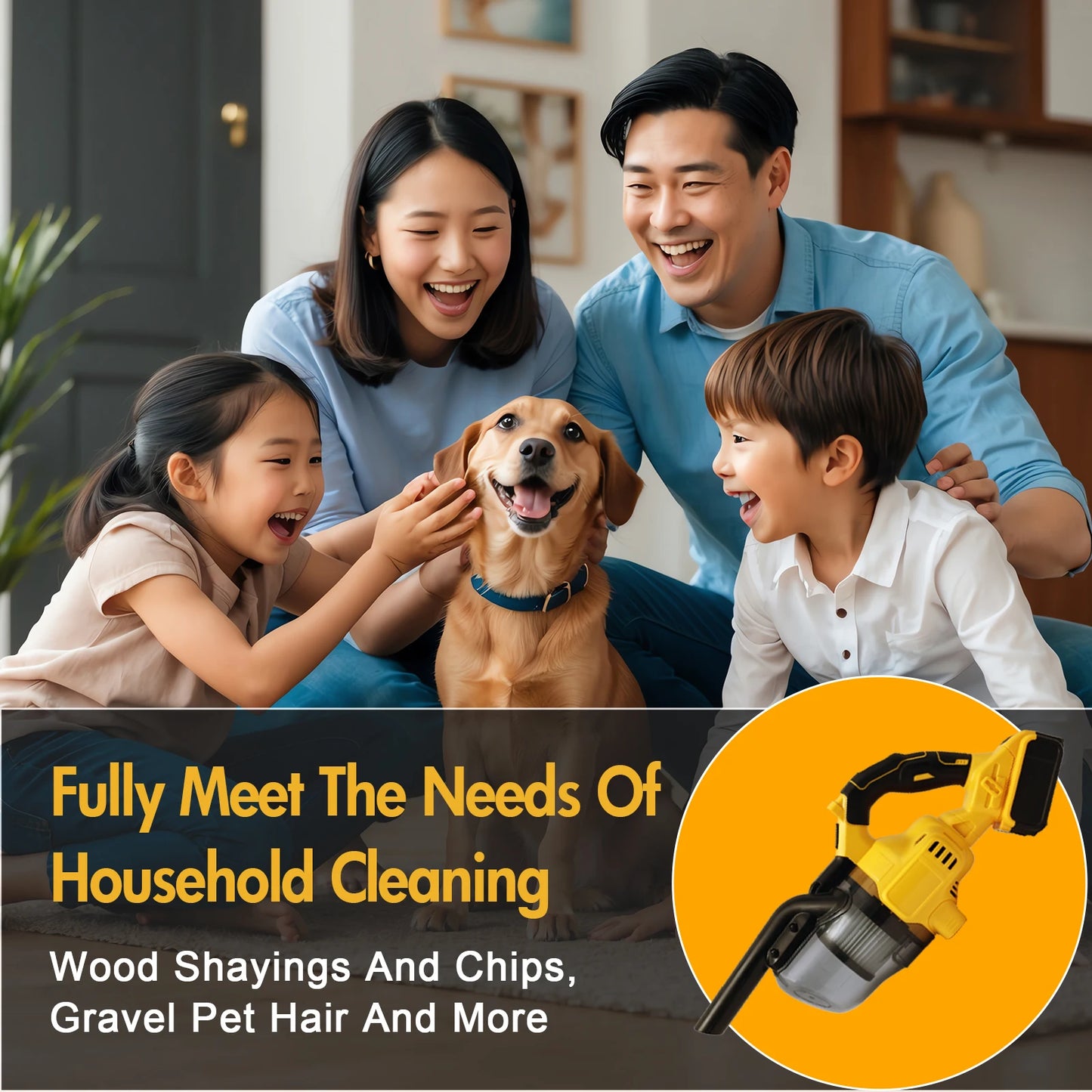 20V Cordless Handheld Vacuum With Battery and Charger