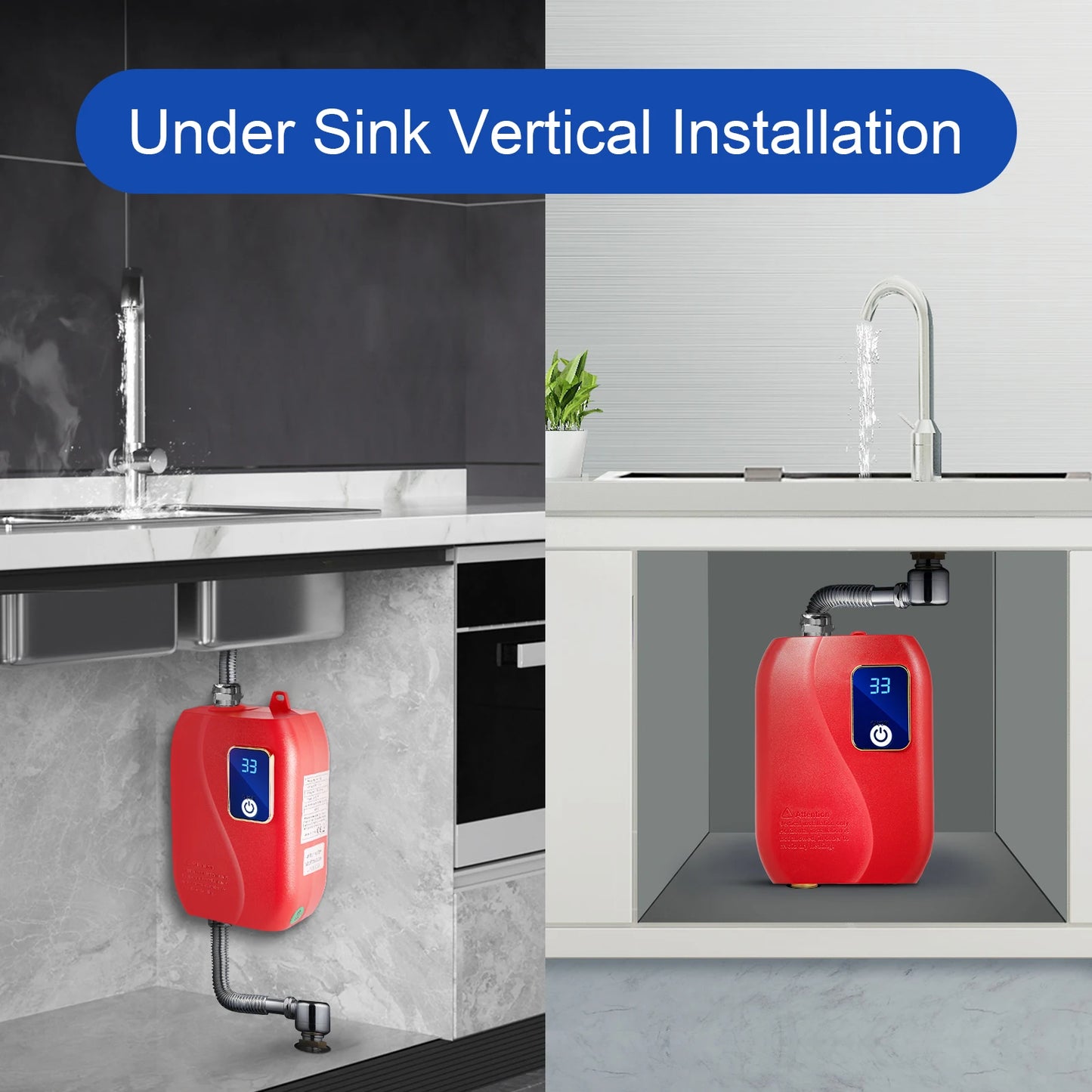 Sweetmile 3000W Instant Water Heater With Digital Display