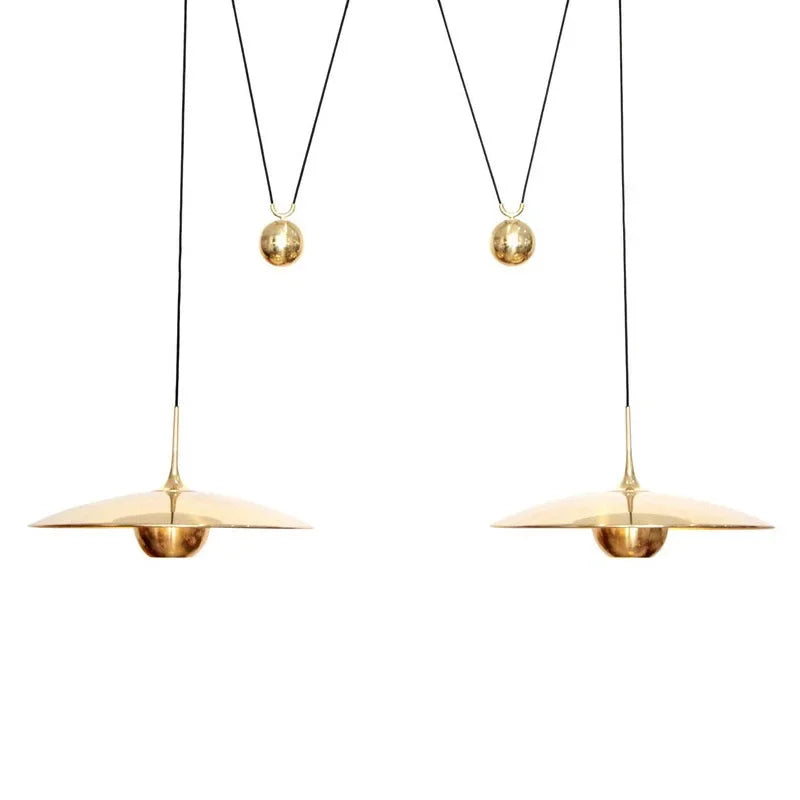 Adjustable Polished Chrome E27 Pendant Lamp
