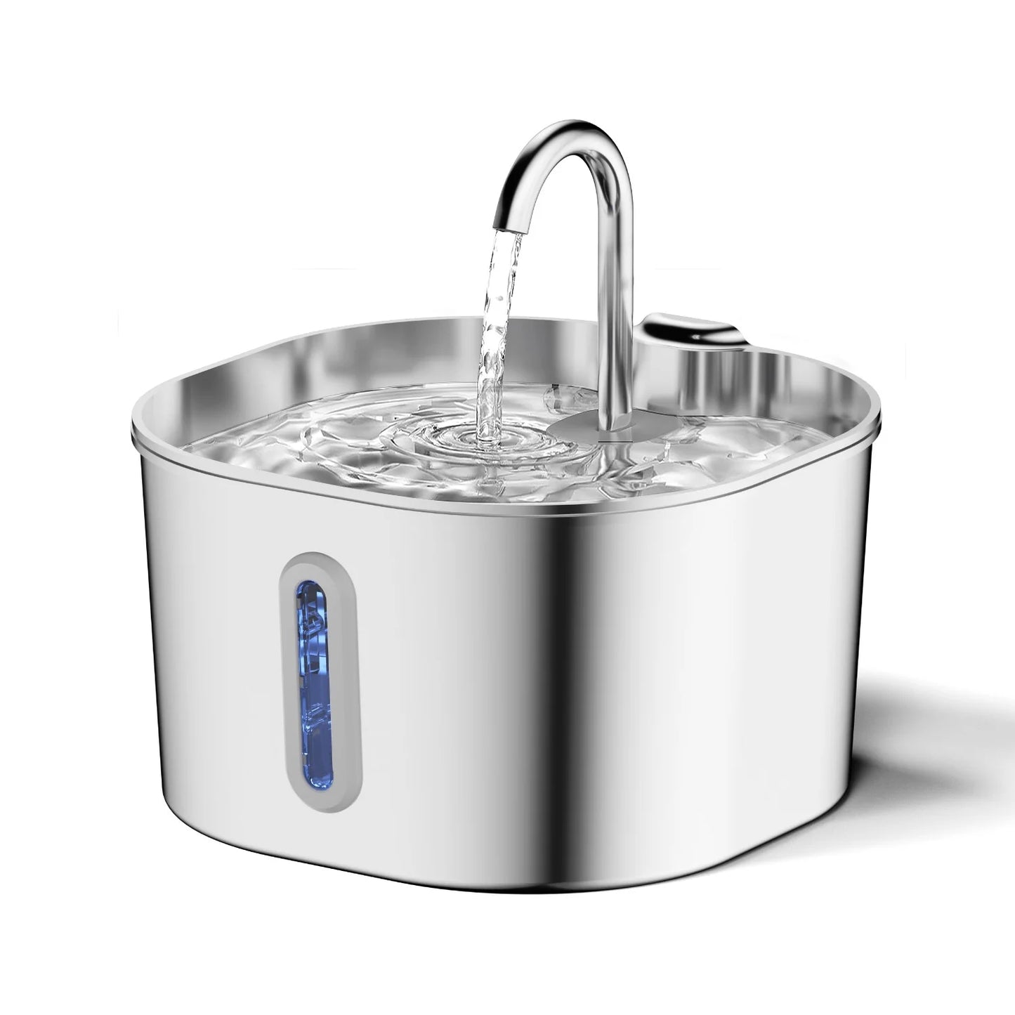 Silent Stainless Steel Pet Water Fountain For Cats And Dogs