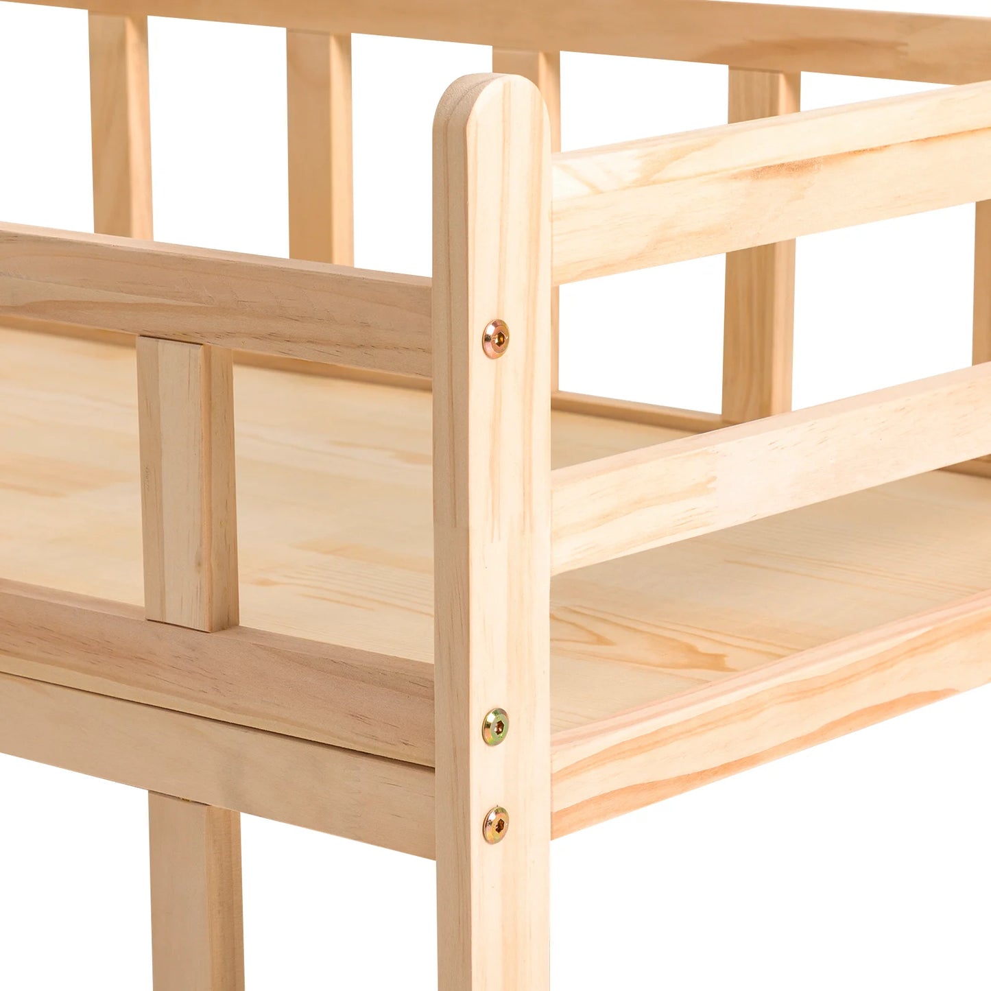 YIYIBYUS Solid Wood Elevated Pet Bed for Cats and Dogs