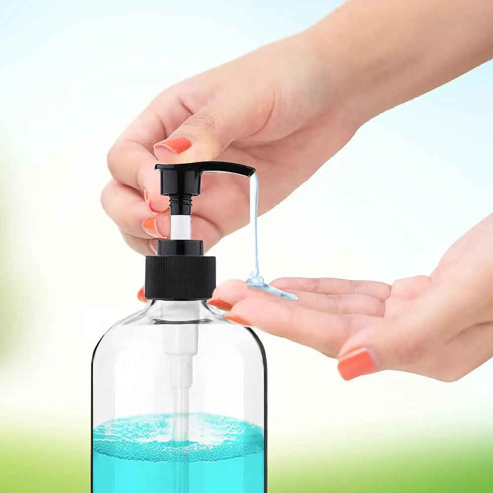 Plastic Pump Bottles 4 Pack BPA Free Dispensers