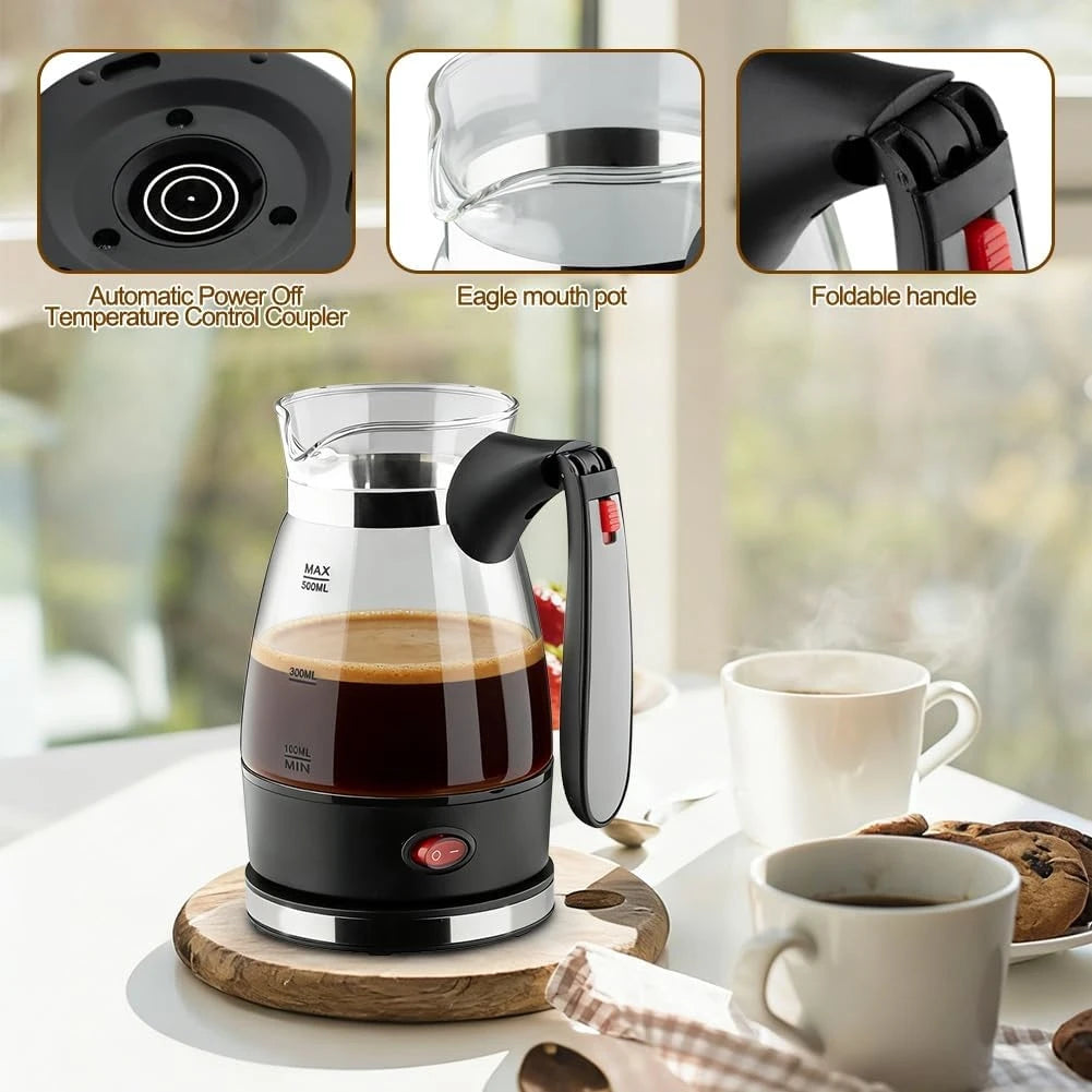 FGHGF Electric Turkish Coffee Maker With Handle