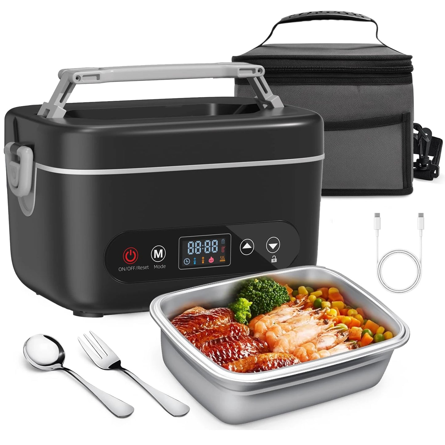 Wireless Lunch Box 12000mAh Auto Temp Heater