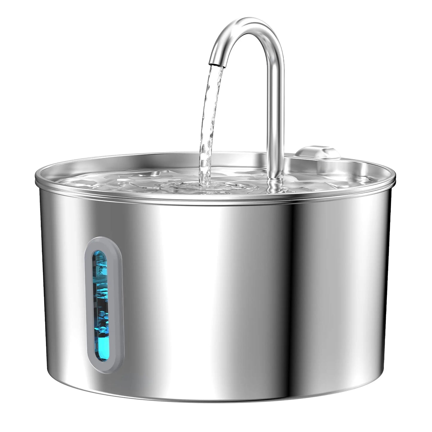 Silent Stainless Steel Pet Water Fountain For Cats And Dogs