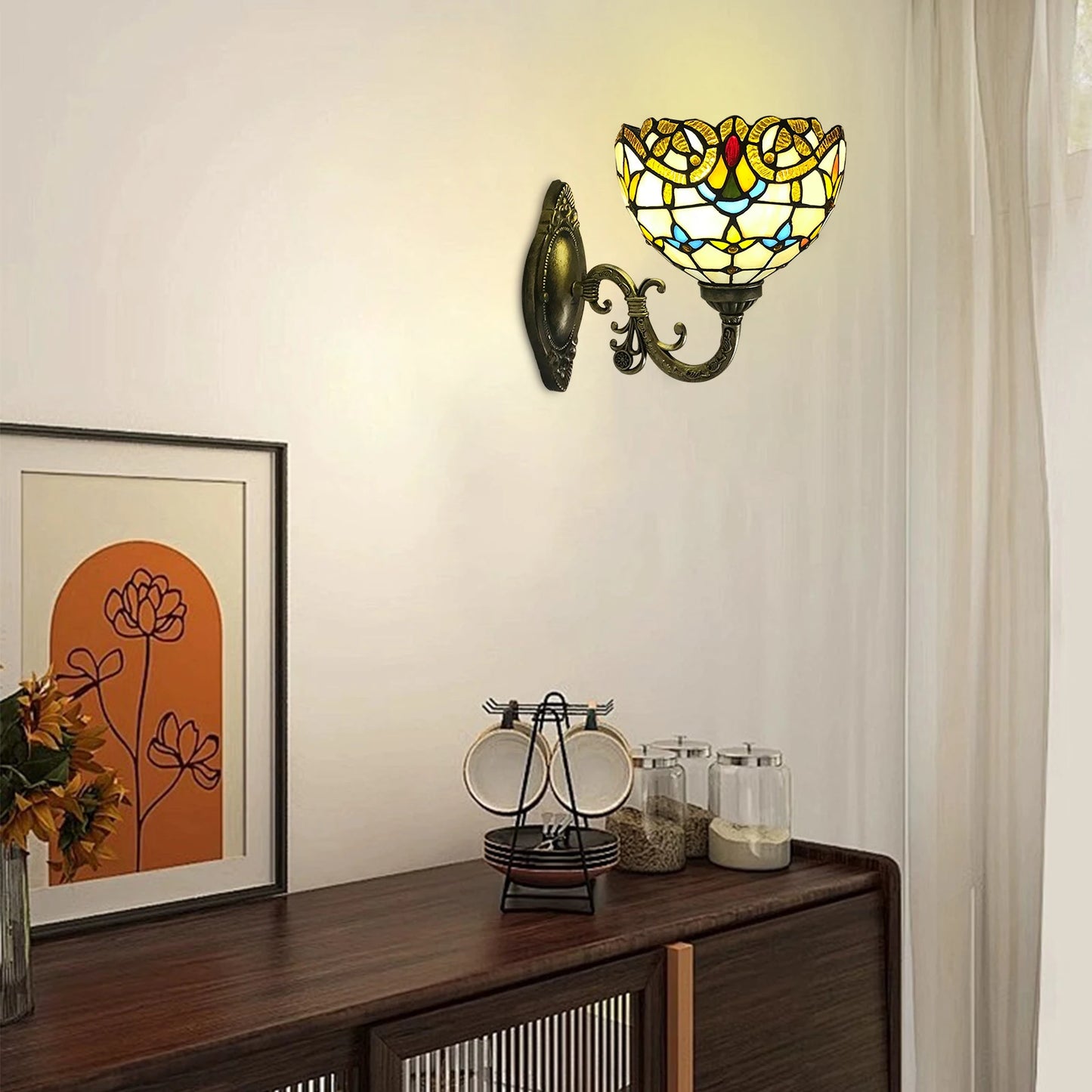 Vintage Dome Wall Lamp For Living Room Staircase