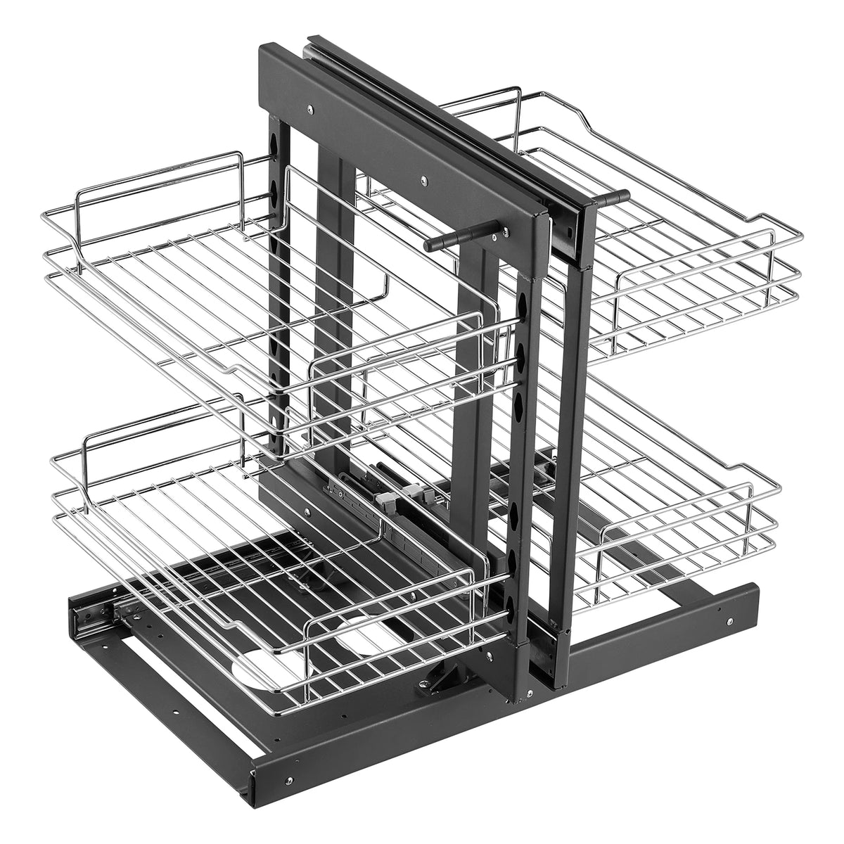 SucceBuy Stainless Steel Blind Corner Pull Out Organizer