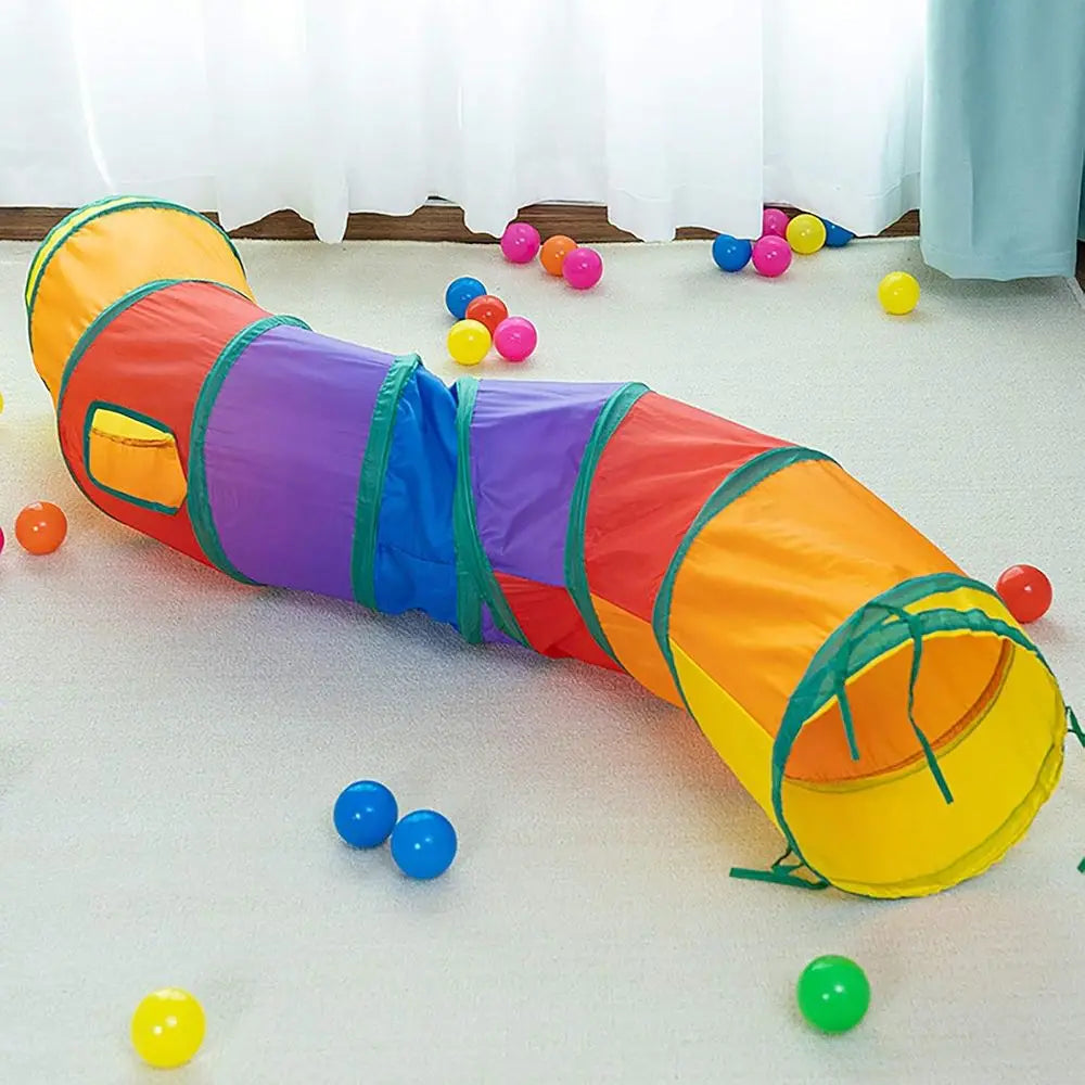 Interactive Crinkle Pet Play Tunnel For Cats And Rabbits