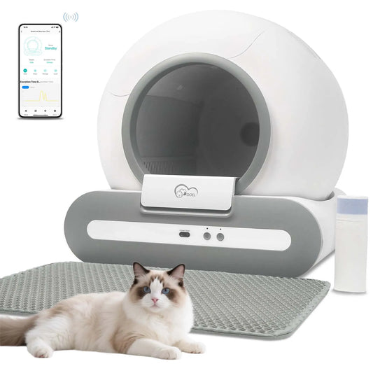 DOEL Self Cleaning Cat Litter Box App Control WiFi