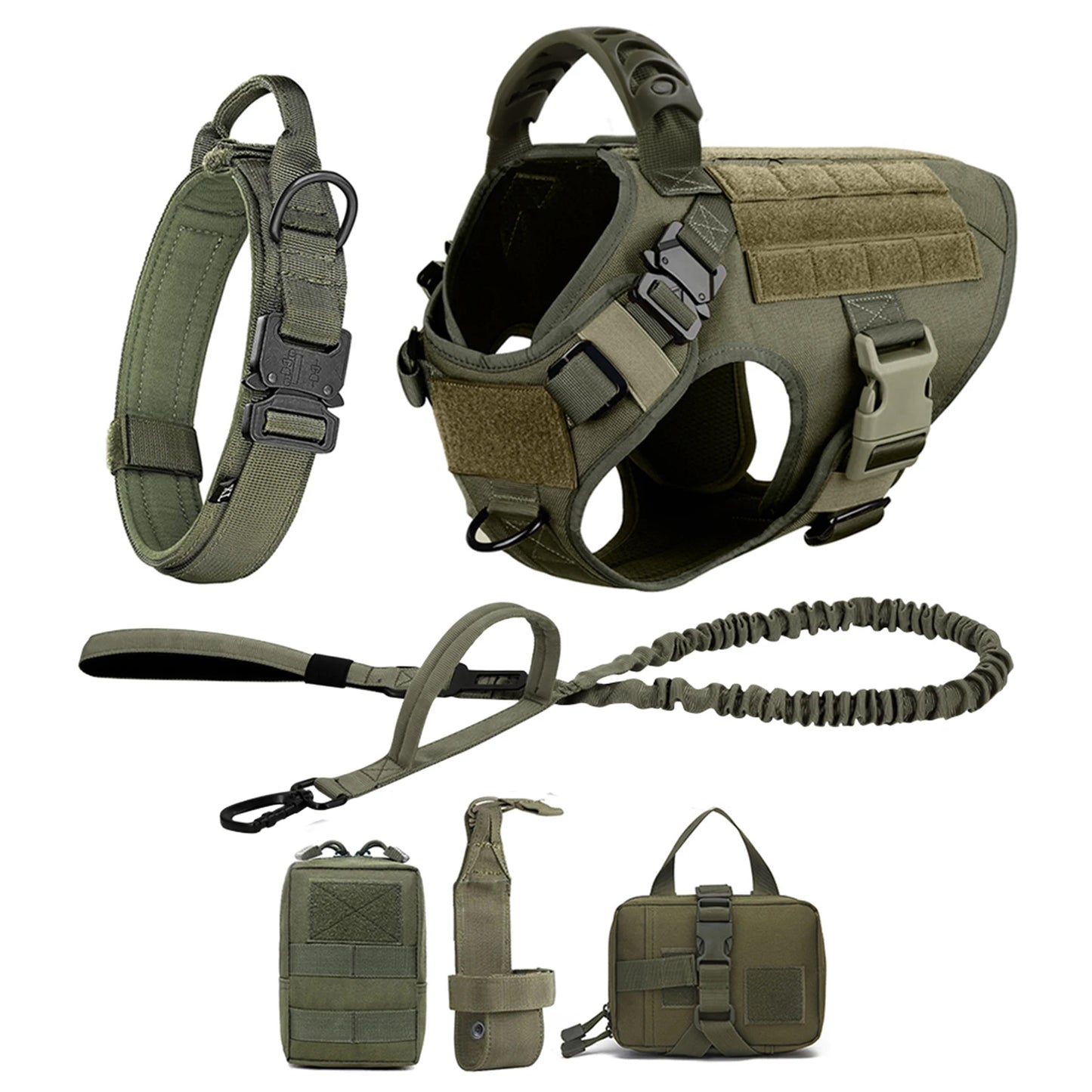 Dog Harness And Leash Set For Walking And Training
