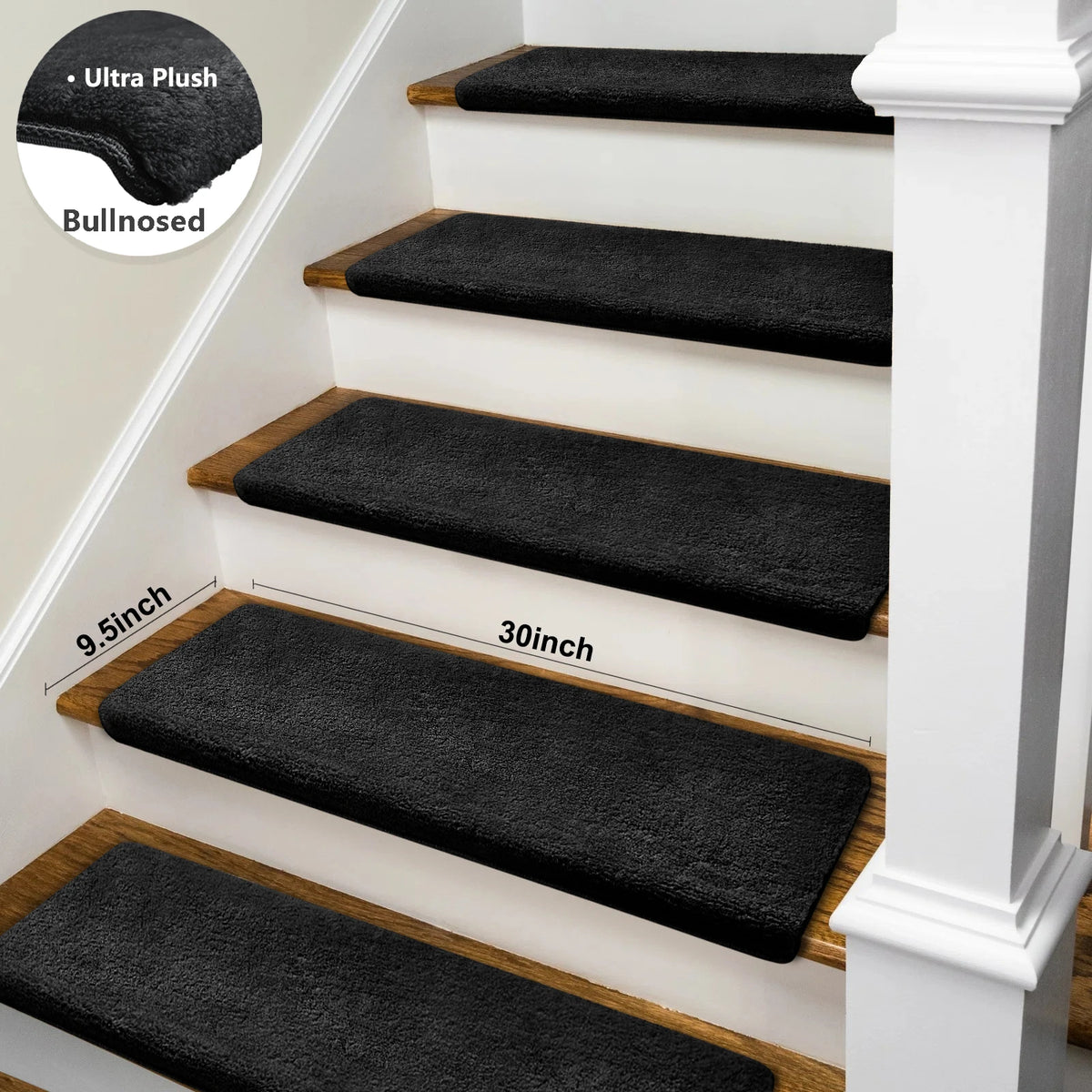 Non-Slip Washable Carpet Stair Treads for Safer Steps