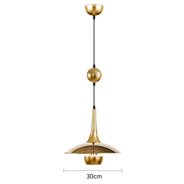 Adjustable Polished Chrome E27 Pendant Lamp