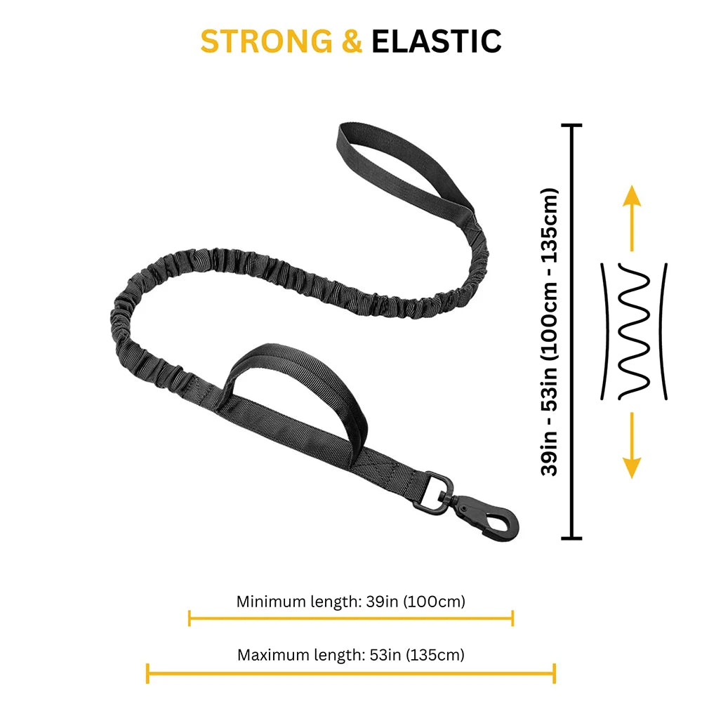 Tactical Dog Harness Leash Set For Large Dogs Training Vest