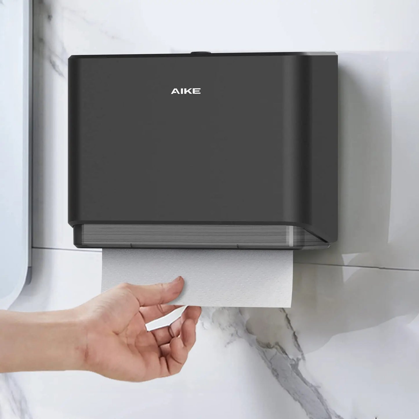 AIKE Wall Mount Smart Lock Paper Towel Dispenser