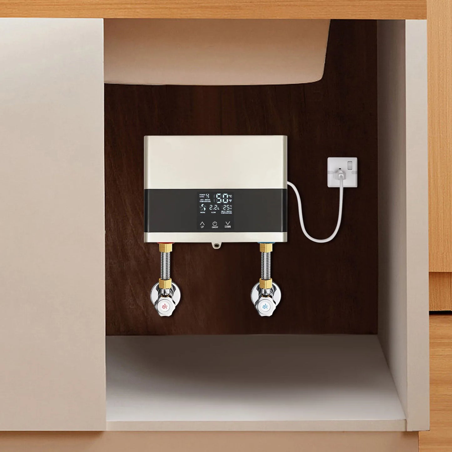 Sweetmile 110V 4000W Mini Electric Water Heater With Remote