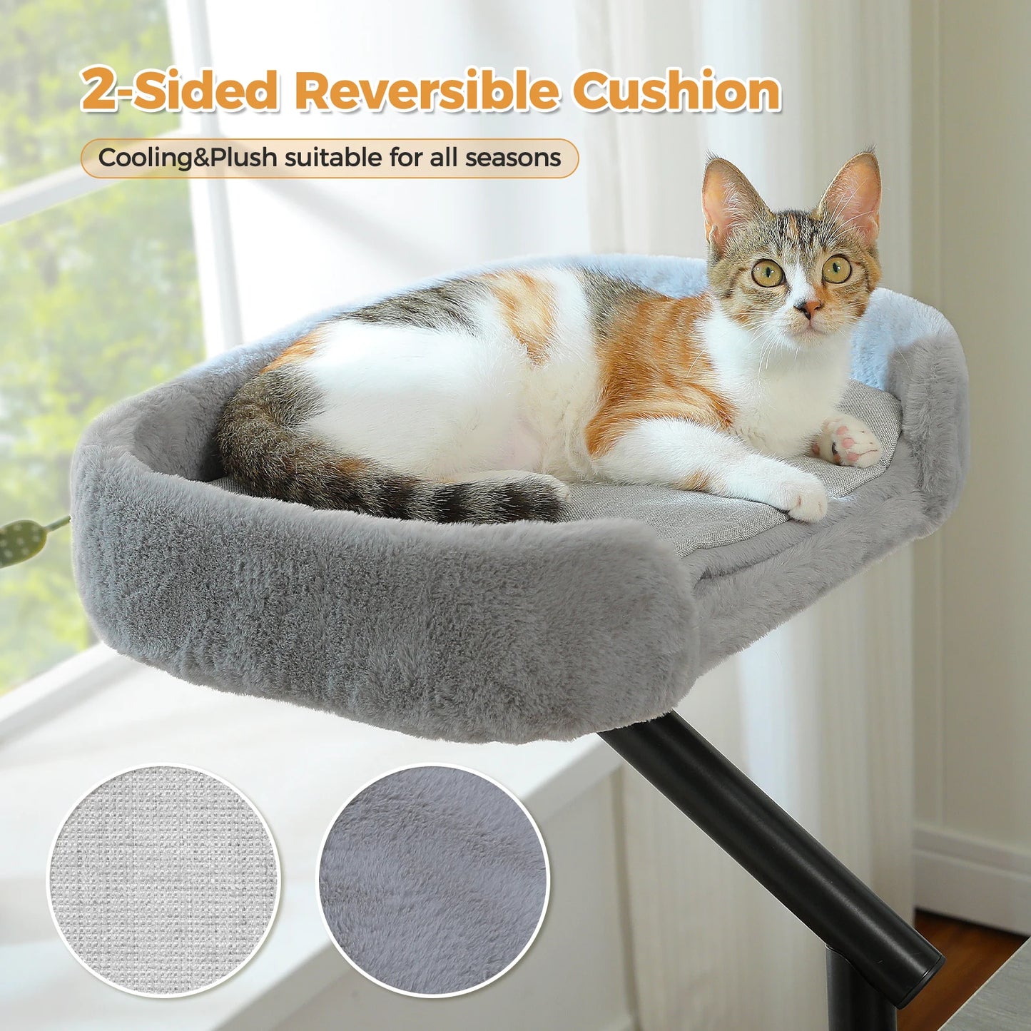 PAWZ Road Cat Desk Bed Rotatable Stand Adjustable Hammock