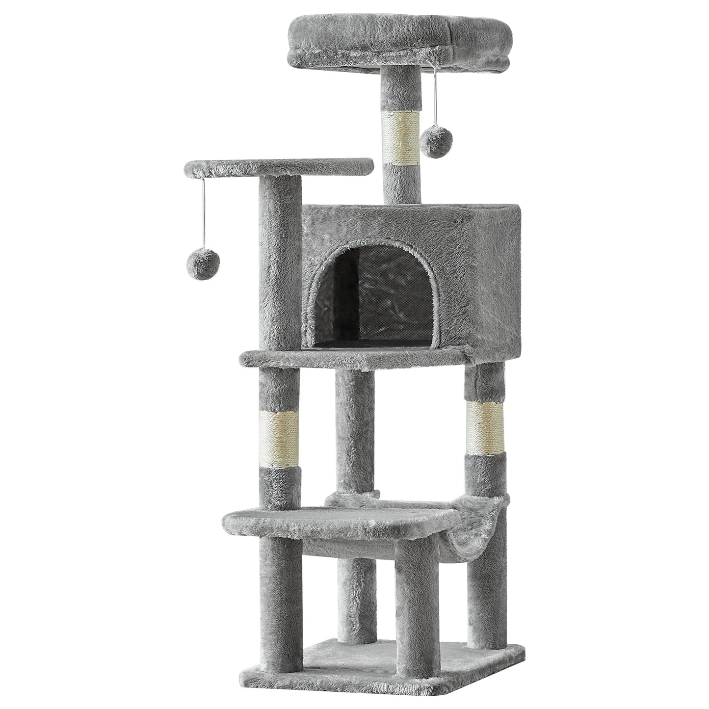 JHK Cat Tree Tall Multi Cat Climbing Tower Indoor
