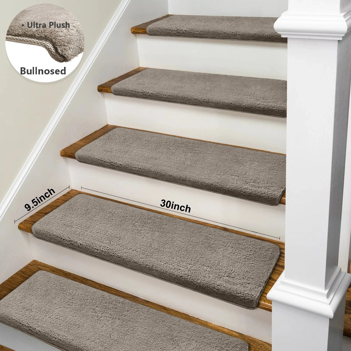 Non-Slip Washable Carpet Stair Treads for Safer Steps