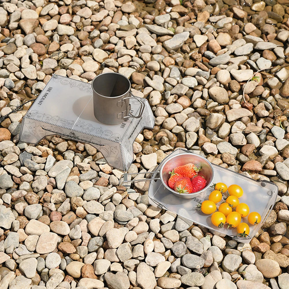 APWIKOGER Ultralight Backpacking Table For Outdoor Dining
