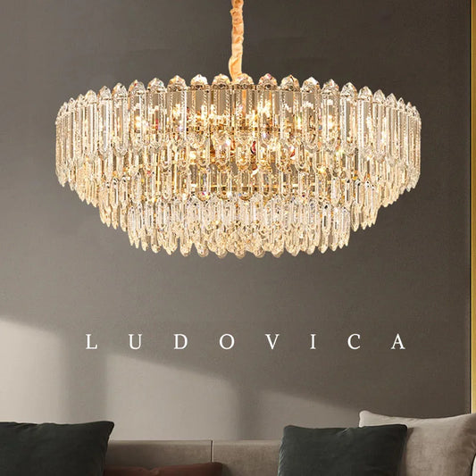 Ludovica Modern LED Ceiling Hanging Lamp Chandelier