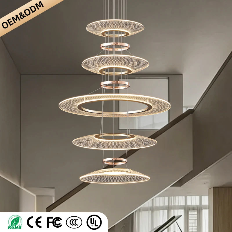 Yingxuan LED Living Room Pendant Light Ceiling Chandelier