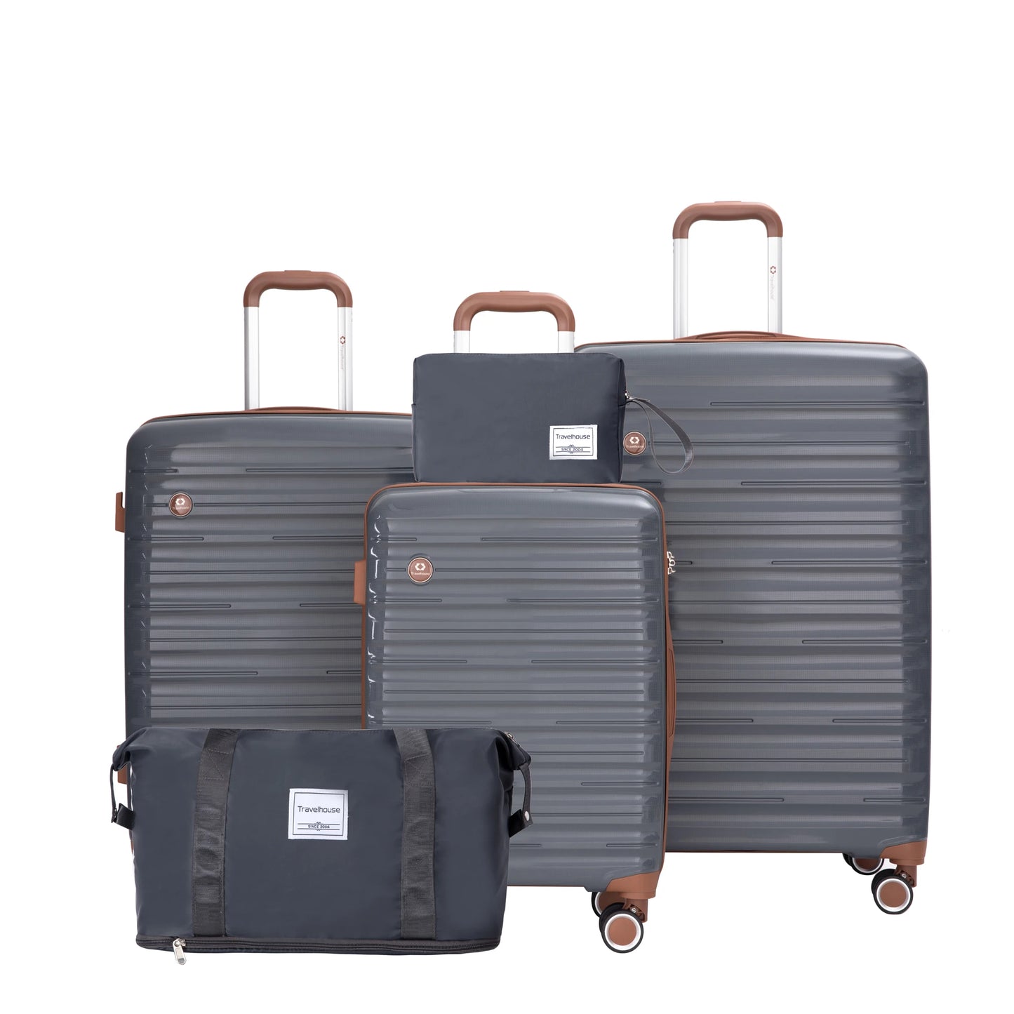 Travelhouse CN 5 Piece Luggage Set Spinner Wheels TSA Lock