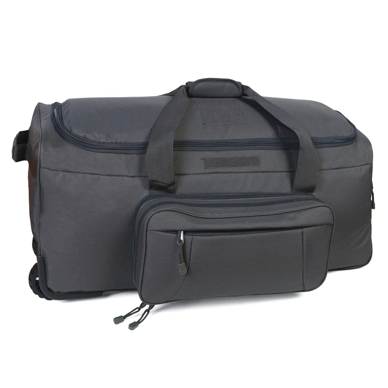 Q Tactical Rolling Duffel Bag Heavy Duty Luggage