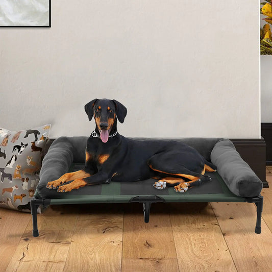 BINGOPAW Elevated Pet Bed Indoor Outdoor Lounger