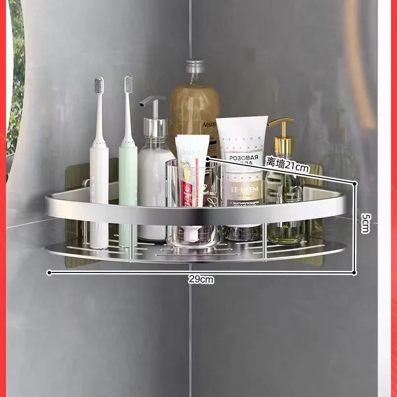 COBASPORT Aluminum Bathroom Shelf Shower Organizer