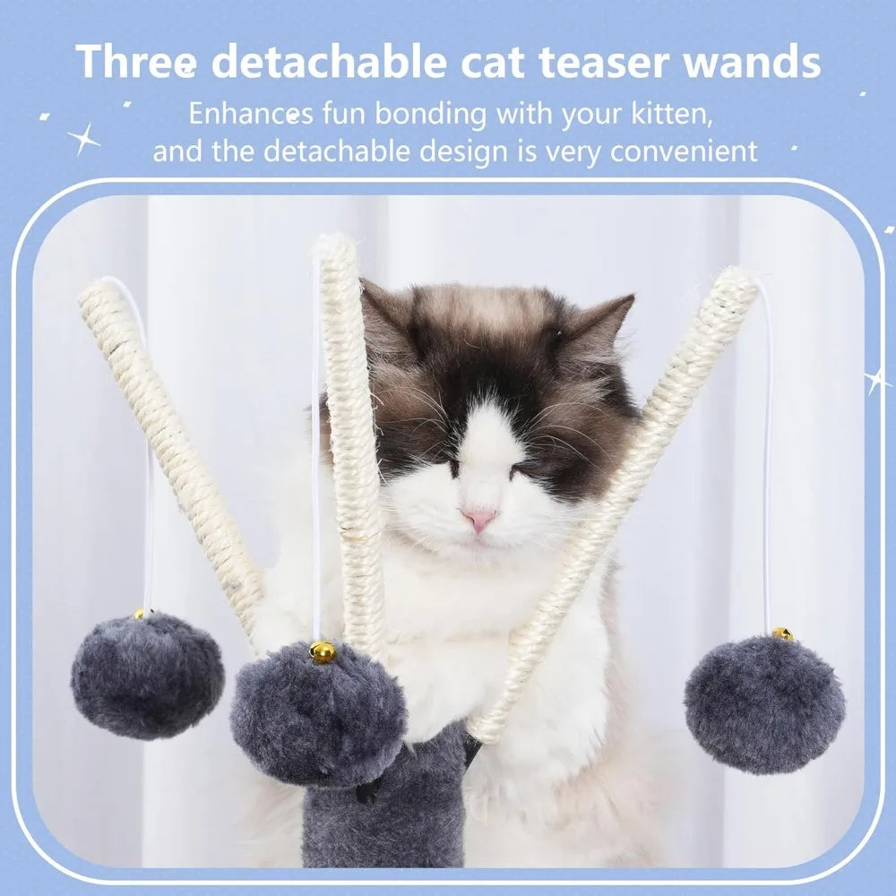 NBVCX Cat Tree Tower With Sisal Posts And Hammock