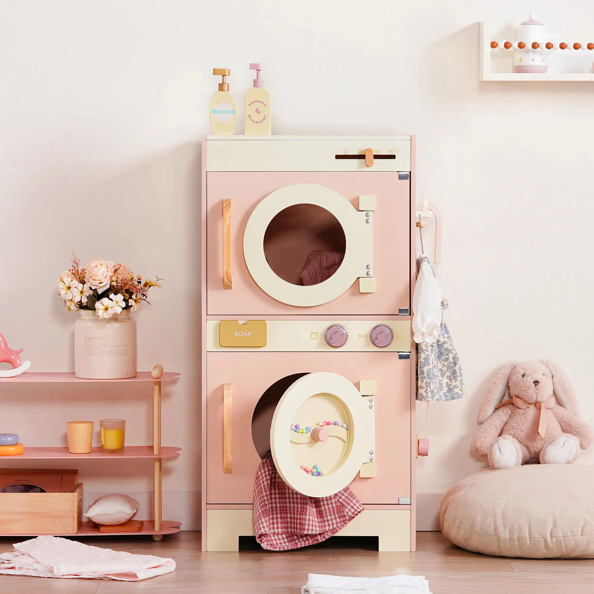 Robud Wooden Kids Play Kitchen Set With Appliances