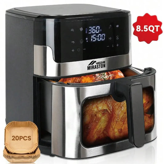 XMSJ Air Fryer With Smart Touch And 8 Presets